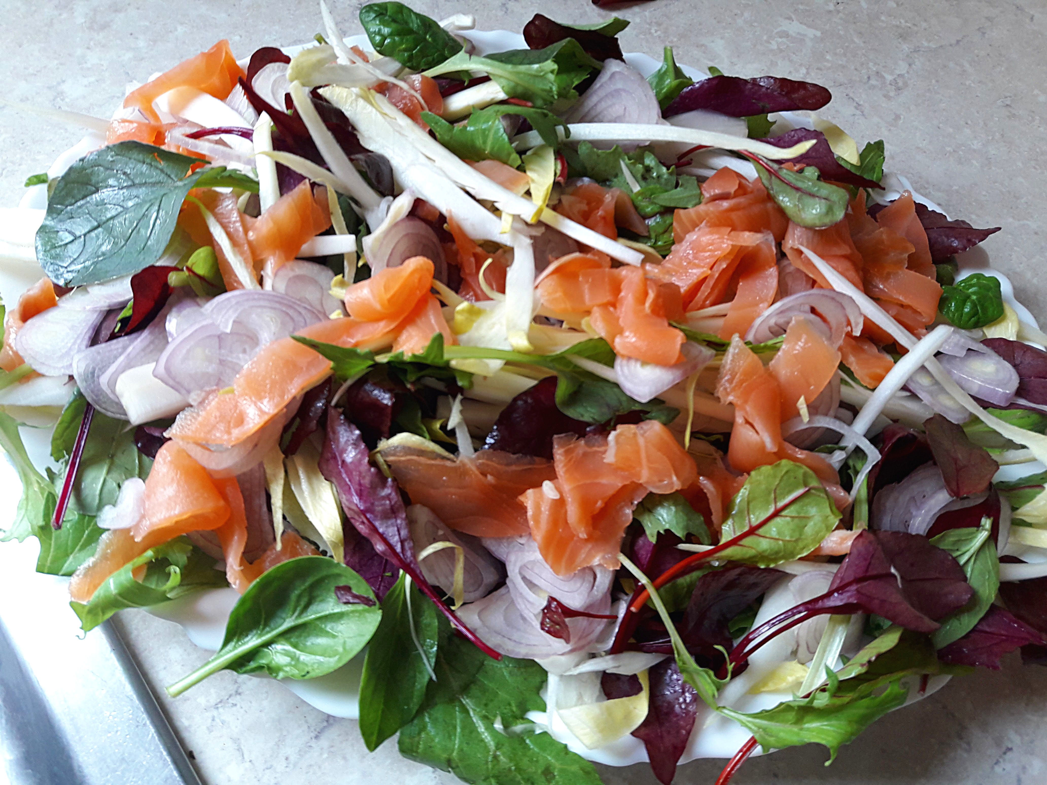 Salade de Grenaille aux 2 saumons - 7