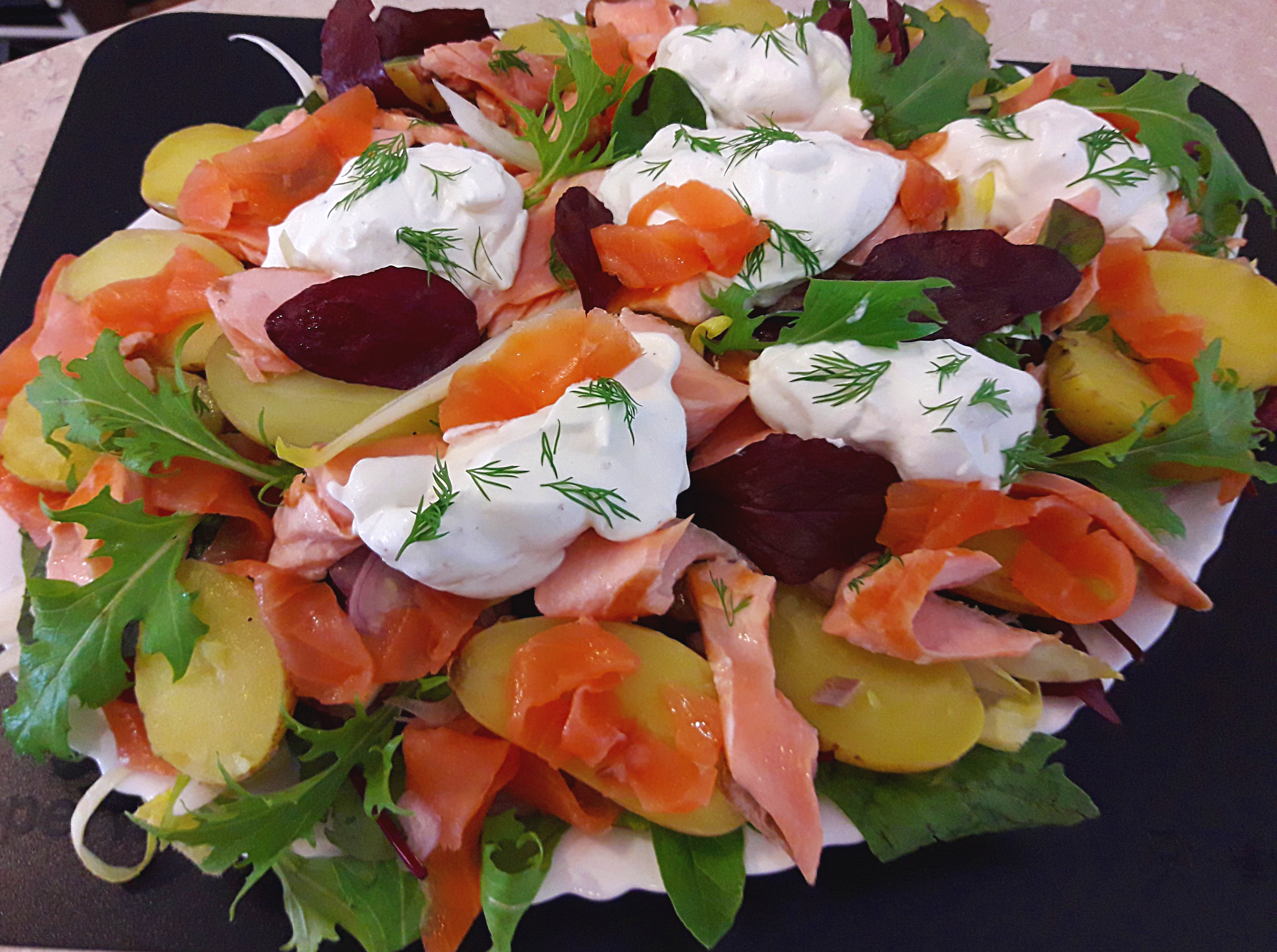 Salade de Grenaille aux 2 saumons - 9