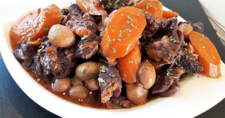 Bourguignon de bœuf au Micro Minute