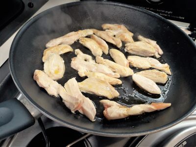 Salade de sucrines au poulet et agrumes - 3