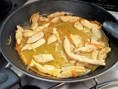 Salade de sucrines au poulet et agrumes - 6