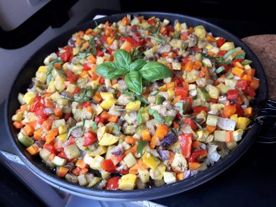 Brunoise de légumes sur plat crisp - 7