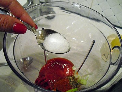 Gaspacho tomates et poivron grillés - 5