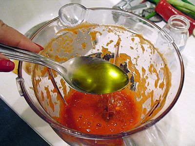 Gaspacho tomates et poivron grillés - 6