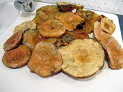 Champignons sanguins panés - 2