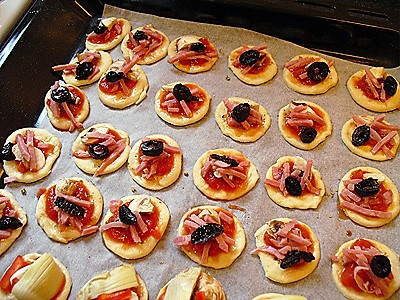 Minis pizzas - 10