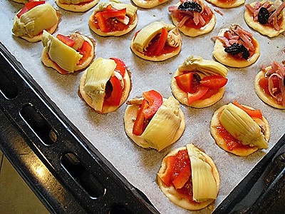 Minis pizzas - 12