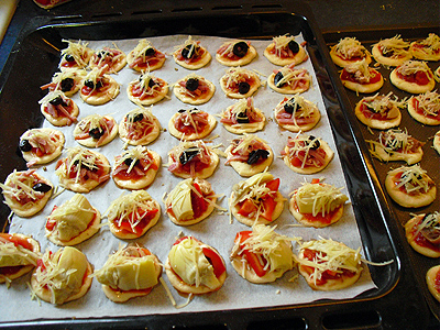 Minis pizzas - 14