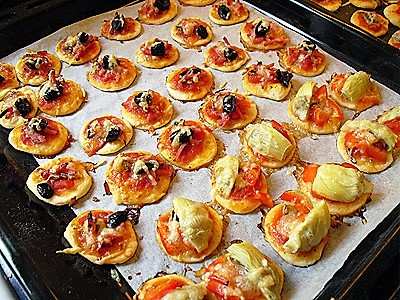 Minis pizzas - 15