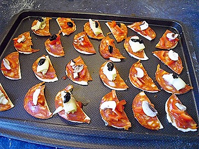 Minis pizzas - 18