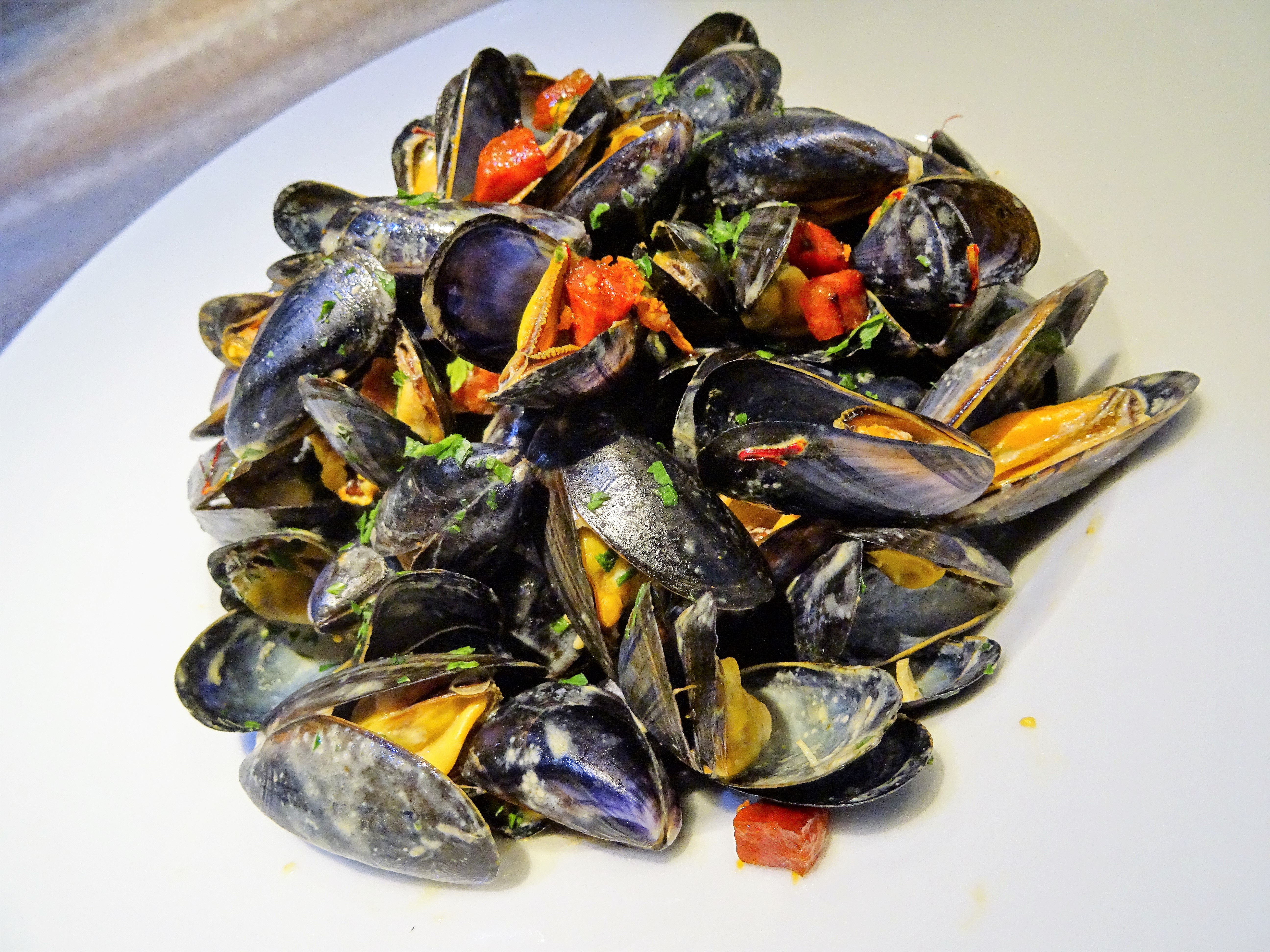 Moules de bouchot au chorizo - 1