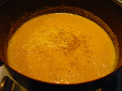 Velouté de courge aux gambas - 8