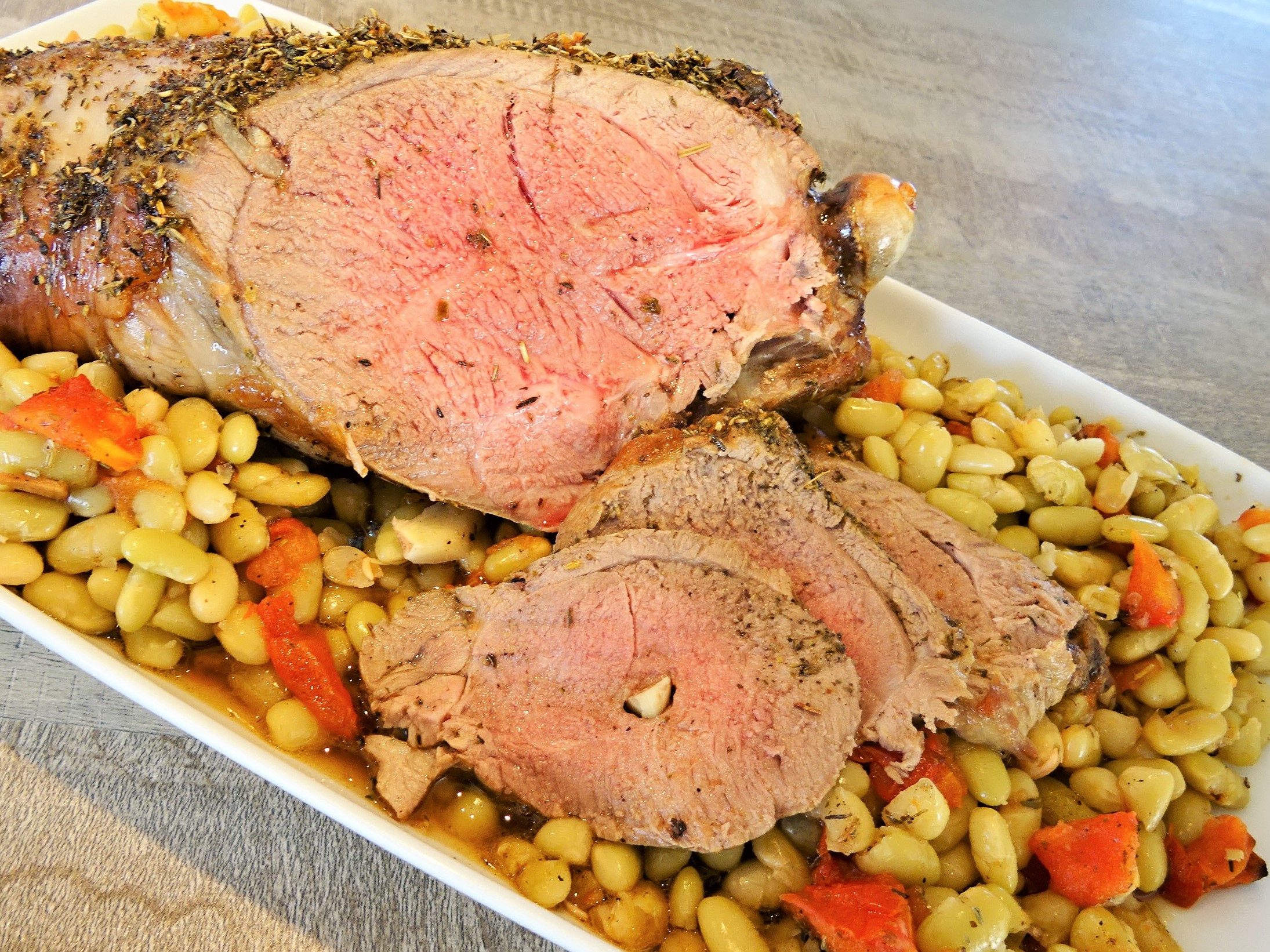 Gigot aux flageolets - 1