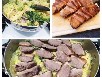 Magrets confits et embeurrée de chou - 7