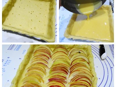 Tarte amandine aux pommes - 9