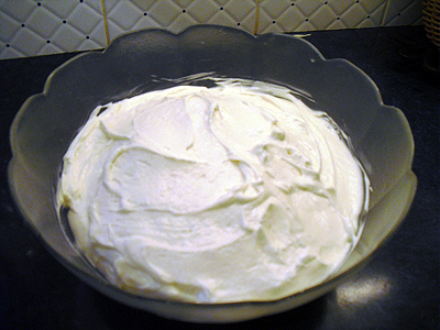 Bûche au chocolat blanc - 3