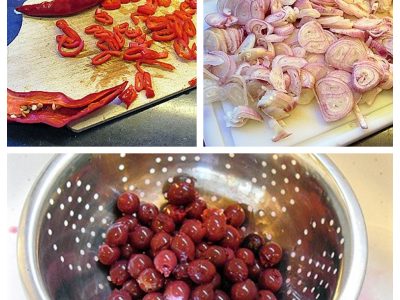 Chutney de cerises au piment d'Espelette - 2