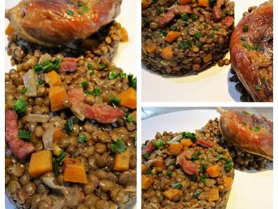 Lentilles au confit de canard - 7
