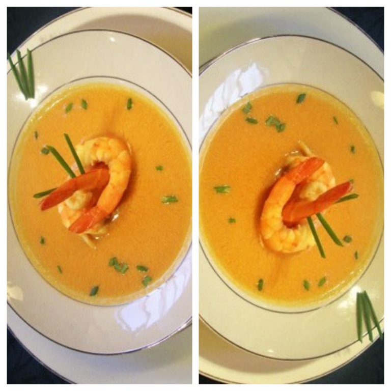 Bisque de crevettes La recette facile par Toqués 2 Cuisine