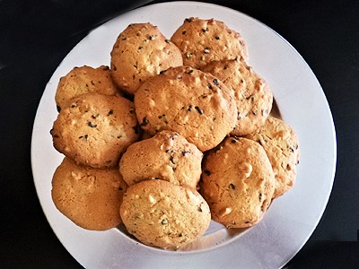 Cookies aux pépites de chocolat et noix de cajou - 1