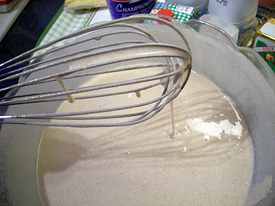 Crêpes aux crevettes et champignons - 2