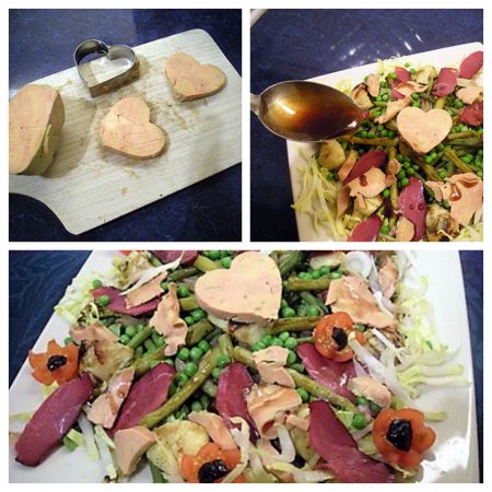 Salade gourmande au magret et foie gras - 6