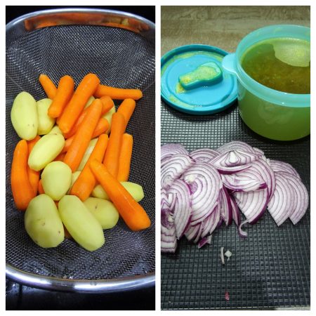 Pommes de terre et carottes épicées au Micro Minute - 2