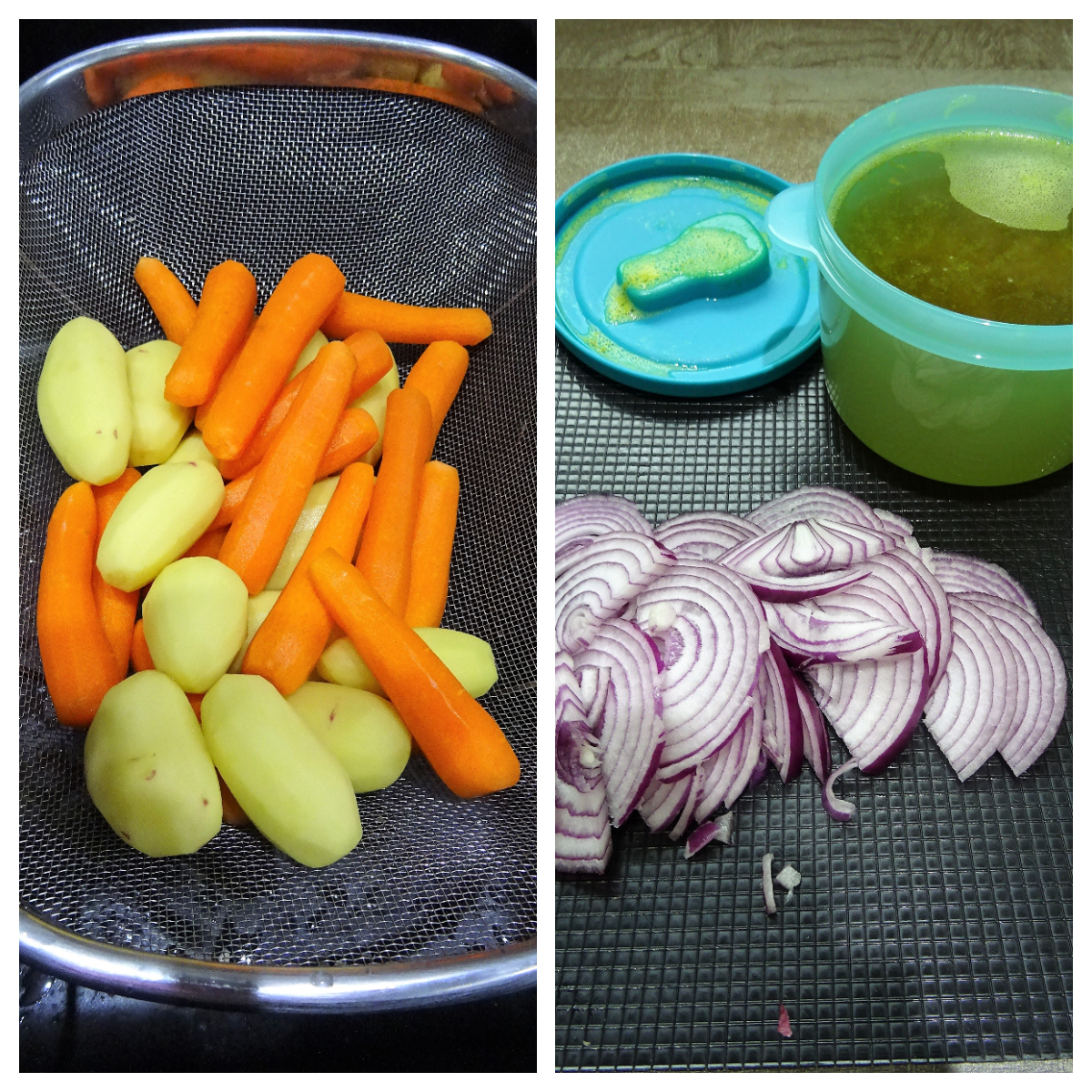 Pommes de terre et carottes épicées au Micro Minute La recette facile par Toqués 2 Cuisine