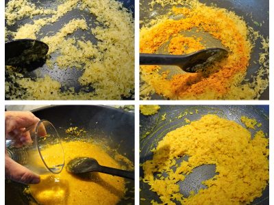 Wok de riz aux courgettes - 4