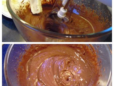 Crème au beurre au chocolat - 5