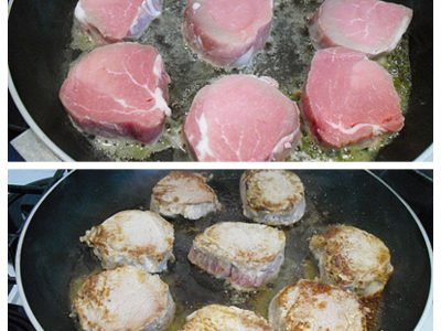 Grenadins de veau aux poires - 5