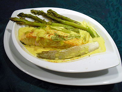 Saumon frais aux asperges - 6