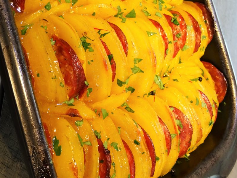 GRATIN DE MORTEAU BOULANGÈRE