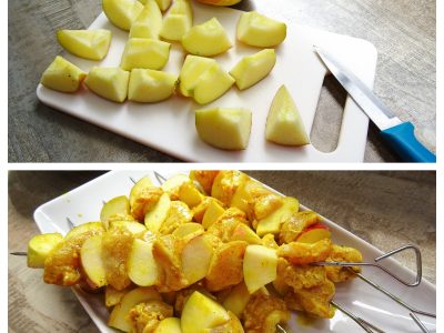 Brochettes de poulet au curry - 3