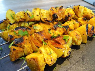 Brochettes de poulet au curry - 6