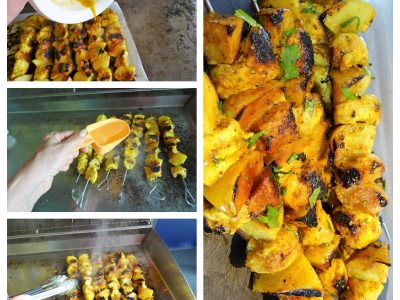 Brochettes de poulet au curry - 5