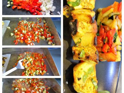 Brochettes de poulet au curry - 7