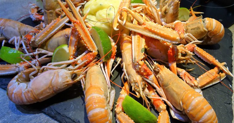 Langoustines fraîches, temps de cuisson