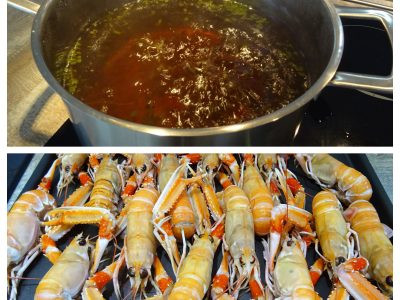 Langoustines fraîches, temps de cuisson - 2