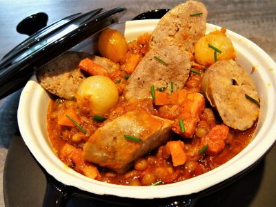 Toulouse et lentilles à la tomate - 6