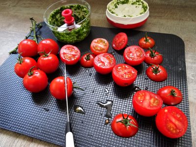 Clafoutis de tomates cerises - 2