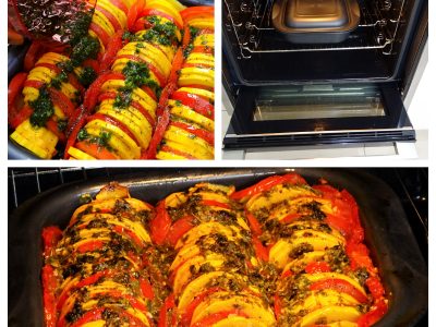 Tian de courgettes jaunes - 5