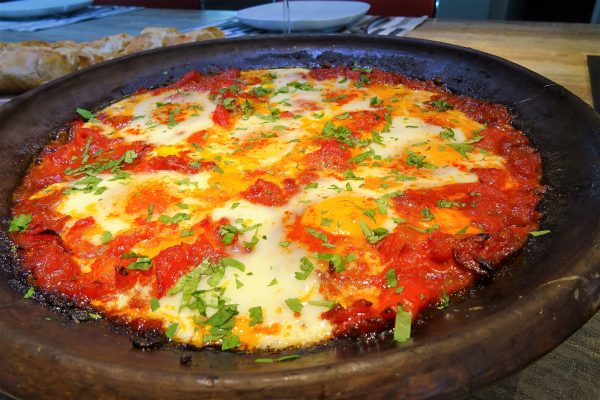 Tajine tomates poivrons et oeufs - 2