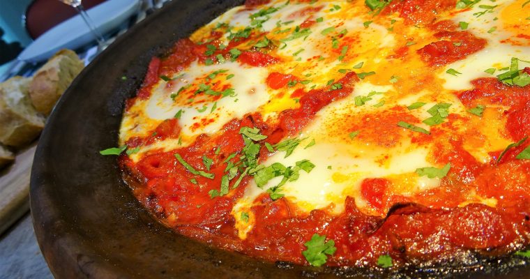 Tajine tomates poivrons et oeufs