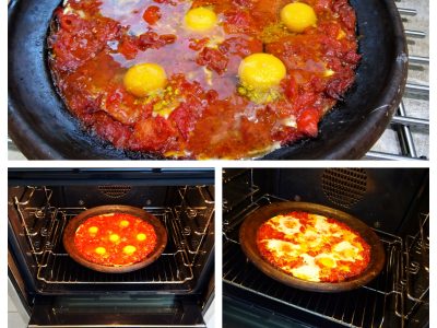 Tajine tomates poivrons et oeufs - 14