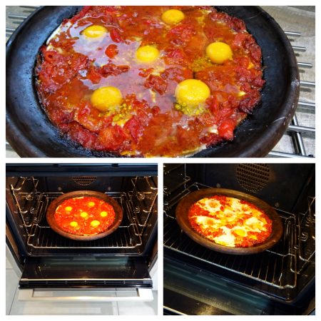 Tajine tomates poivrons et oeufs - 14