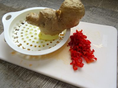 Tajine tomates poivrons et oeufs - 5