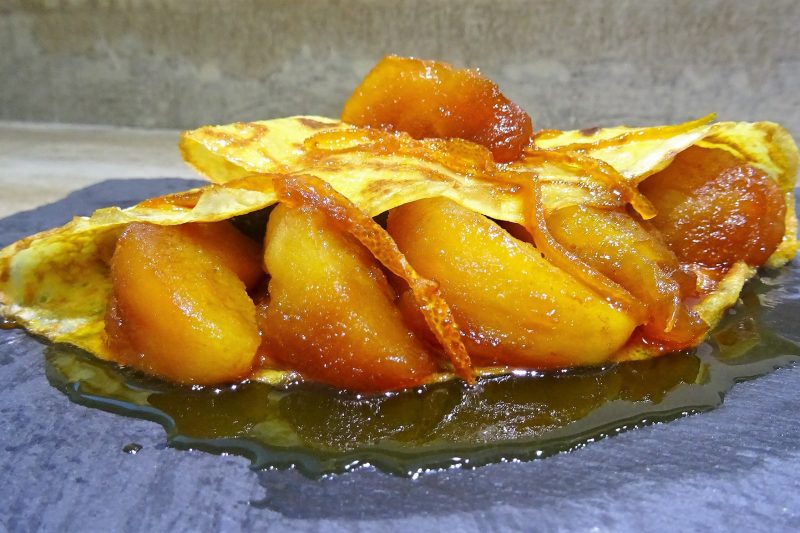 Crêpes pommes caramel - 2