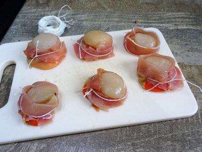 St Jacques au bacon et crème de cresson - 5