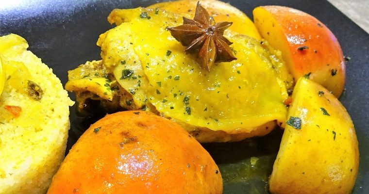 Tajine de poulet aux pommes